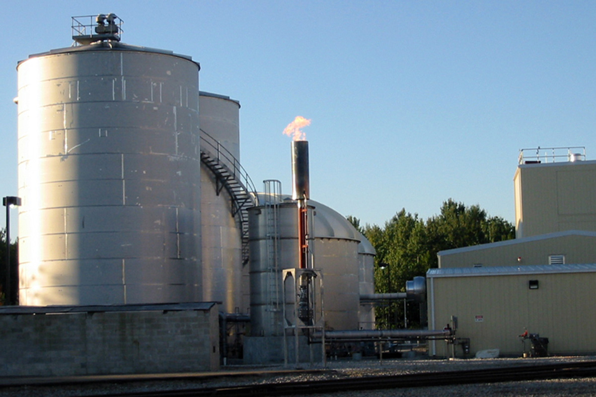 Completed BERS system in operation at the Anheuser-Busch Brewery