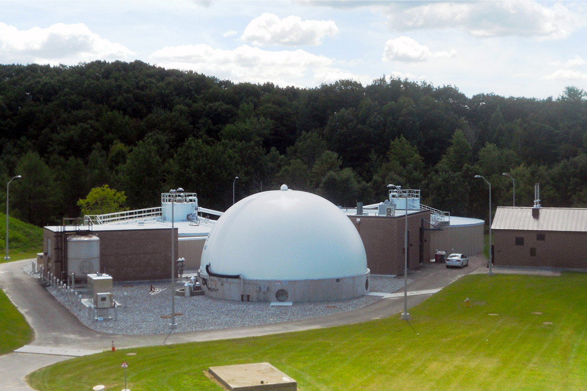 Finished Combined Heat and Power (CHP) facility in Lewiston, Maine