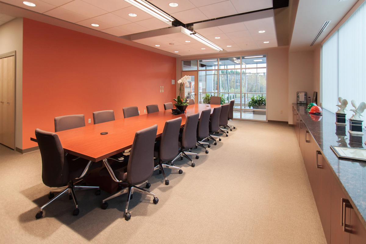 Executive Conference room in the new office building