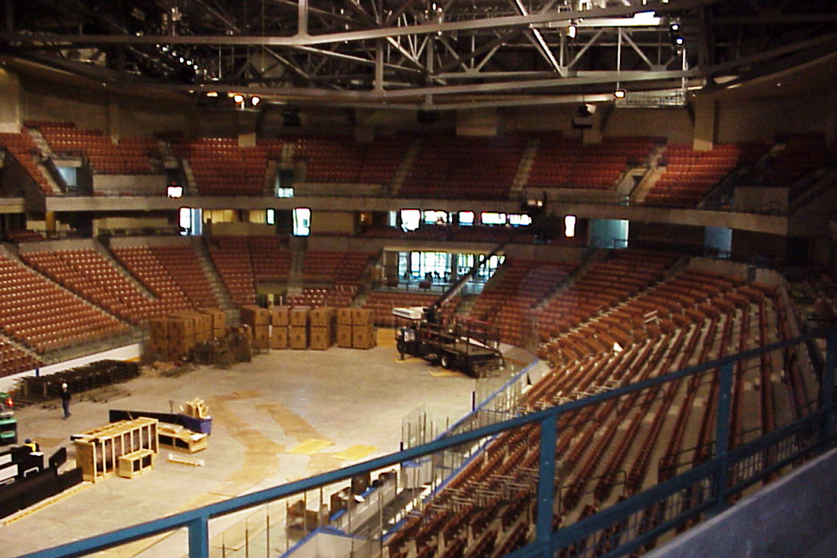 More than 10,000 cubic yards of concrete was poured over 206,000 square feet of finished slab.