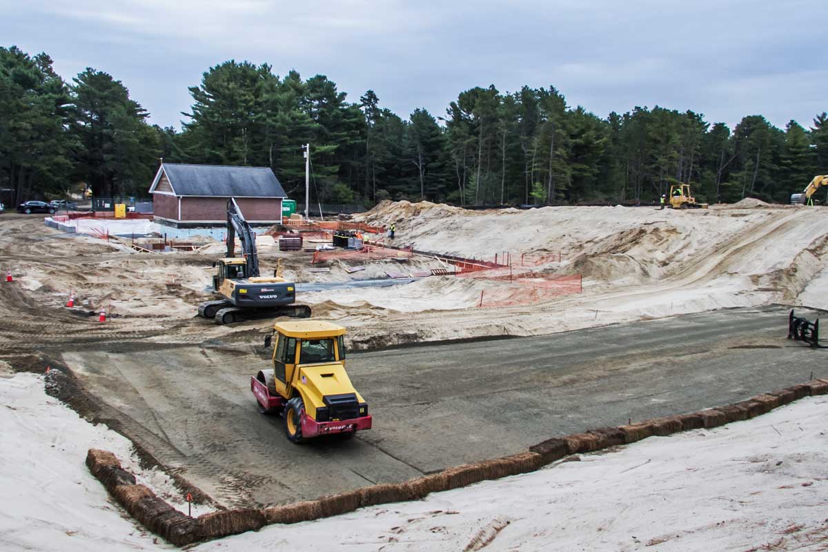 Backwash Waste Tank location in the Lime Storage Area 