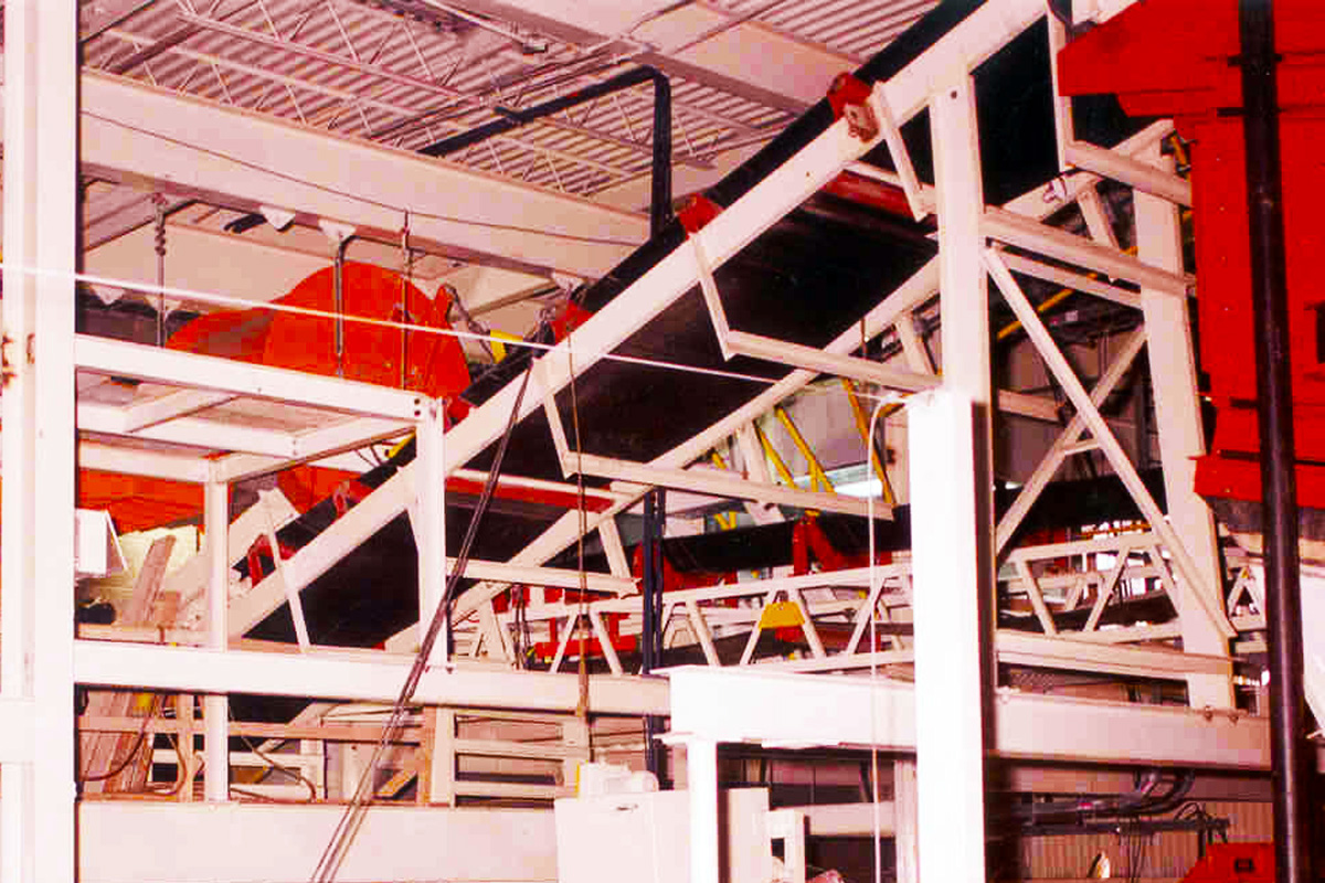 Conveyor and non-ferrous equipment at the Ogden Martin facility