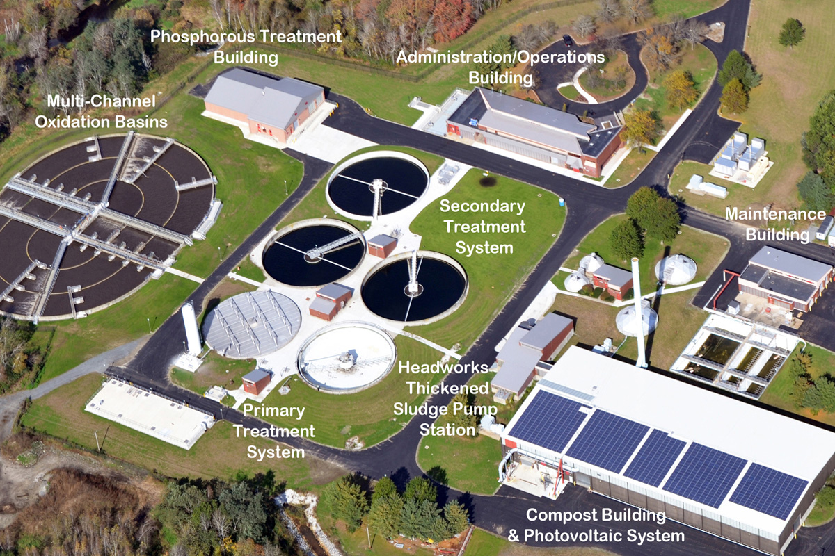 The completed major expansion of the Westborough Wastewater Treatment Facility