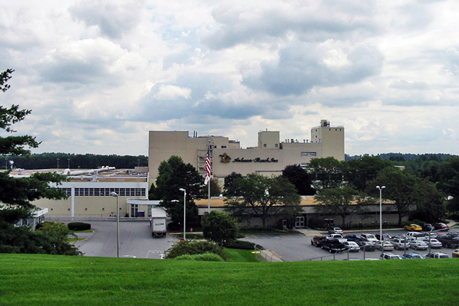 The Anheuser-Busch brewery in Merrimack, NH