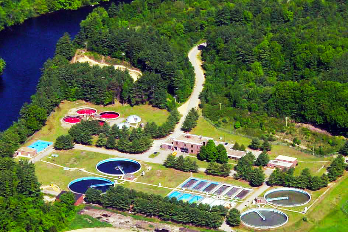 The improved and updated Franklin NH wastewater treatment facility