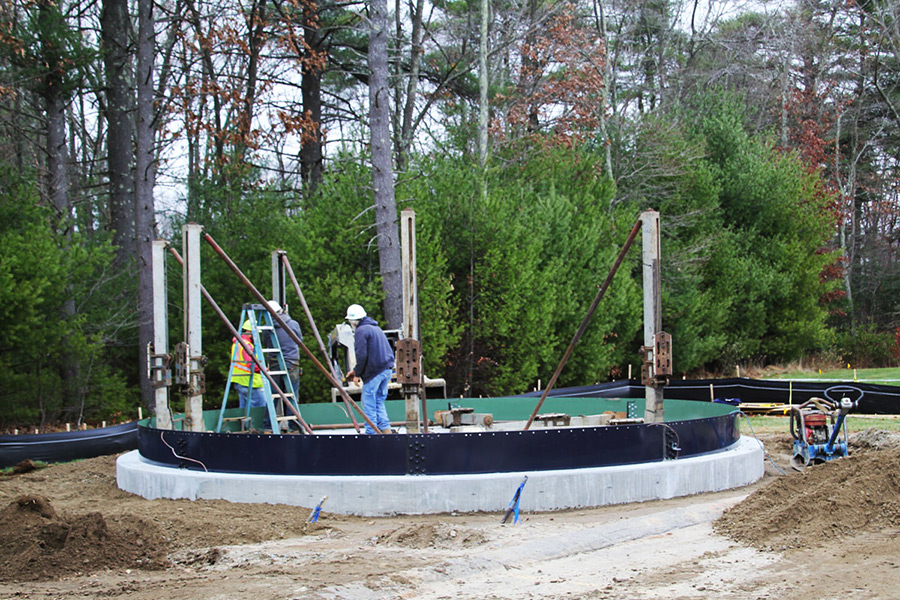 Building the equalization tank from the ground up