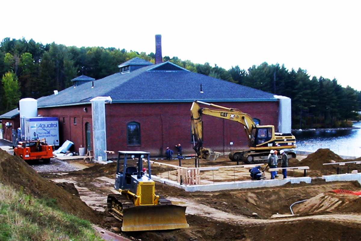 Excavating for the new Ultra Filtration Water Treatment Facility